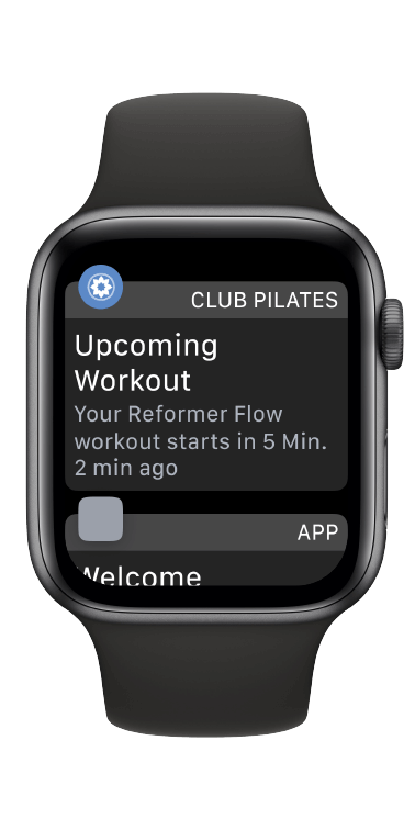 Apple watch pilates workout sale